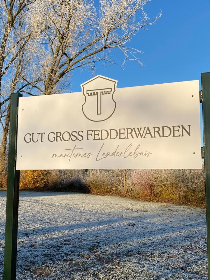 בוטיאדינגן Gut Gross Fedderwarden, Ferienwohnung Emma מראה חיצוני תמונה